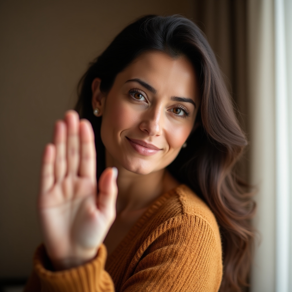Adulto che pratica come dire no senza sensi di colpa in una conversazione quotidiana
