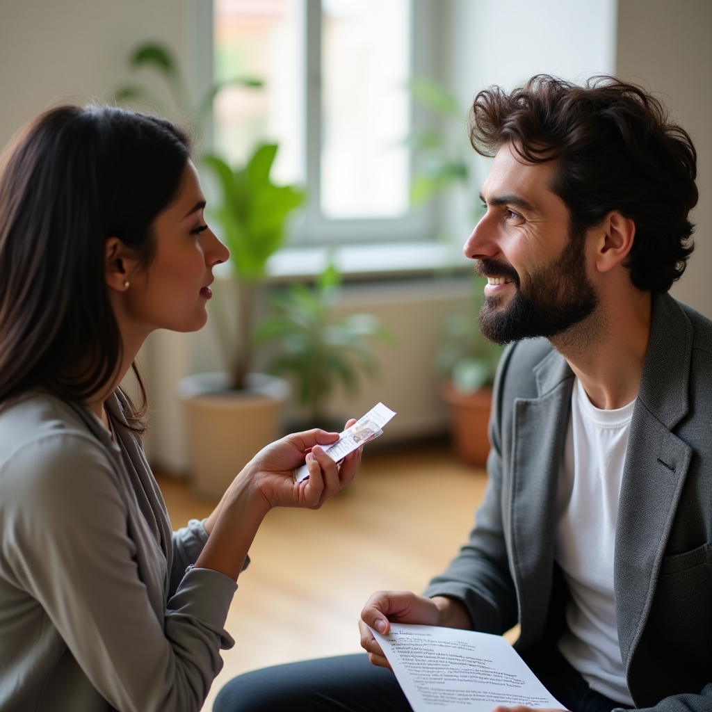 Adulti che praticano competenze comunicative in un ambiente strutturato